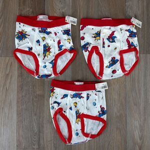 VTG 90s Hanes Superman‎ Toddler Boys 6 Multicolor Briefs Underwear Made in USA